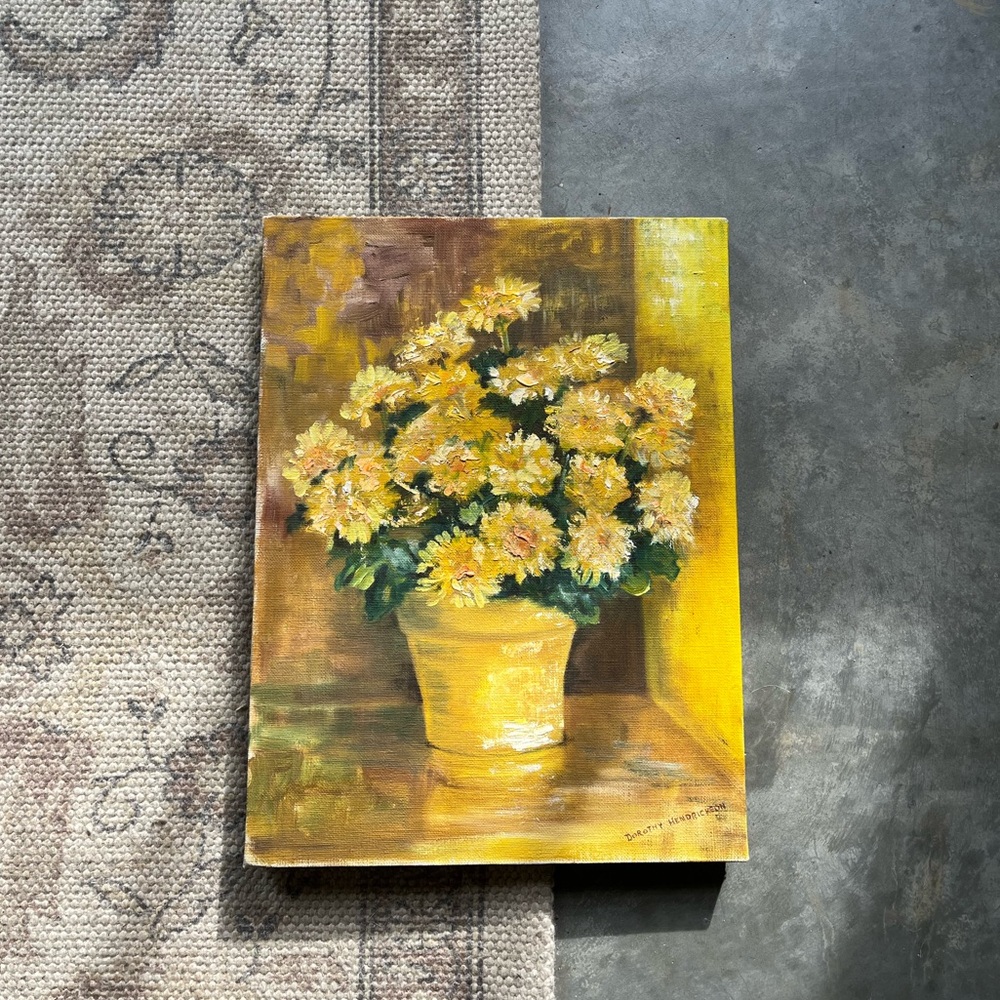 Antique Original Oil Painting on Canvas